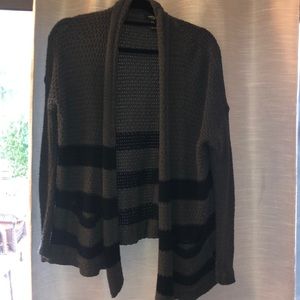 striped cardigan